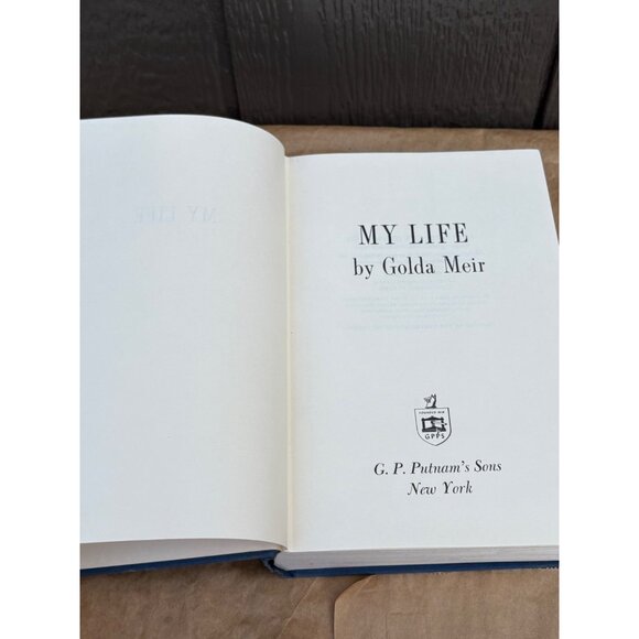 My Life By Golda Meir Hardcover Biography Book 1975 First American Edition - Picture 9 of 16